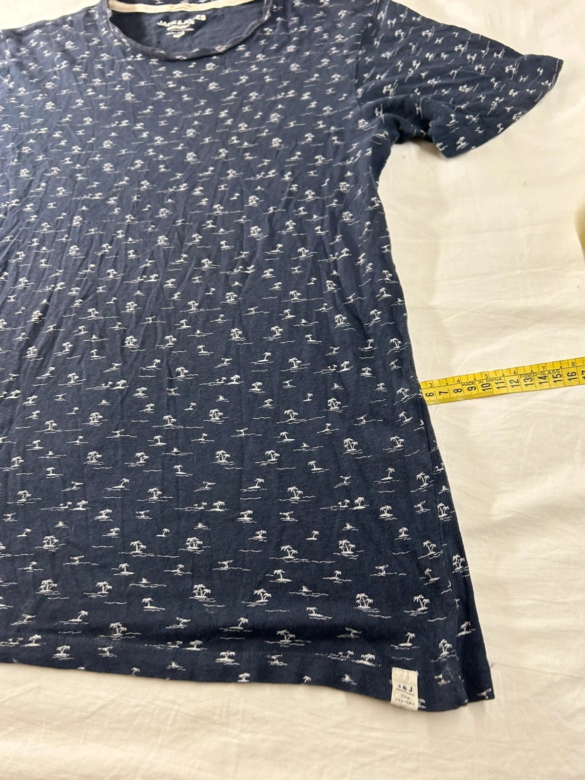 Camiseta con estampado Jack & Jones azul marino talla M – photo 6